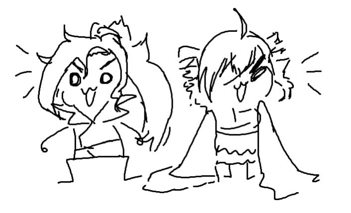 VSib JazzyBassyVT and me as gremlins! | Art by LinahtMilla